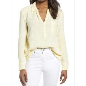 1. State Double Gauze Top ,XS,NWT,MSRP-$69,WHITE